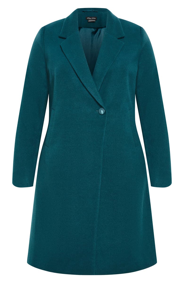 City Chic Effortless Chic Coat, Alternate, color,