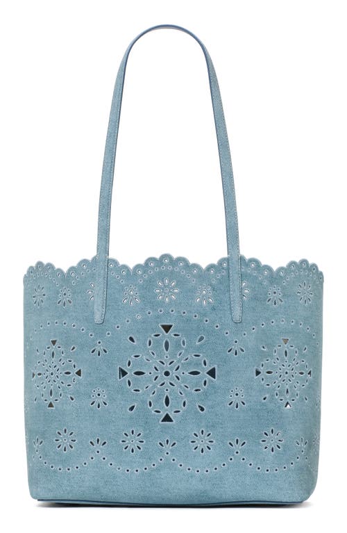 Kate Spade New York Do It All Spade Floral Perforated Leather Tote