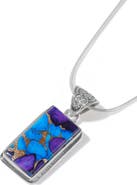 YS GEMS Semiprecious Stone Pendant Necklace