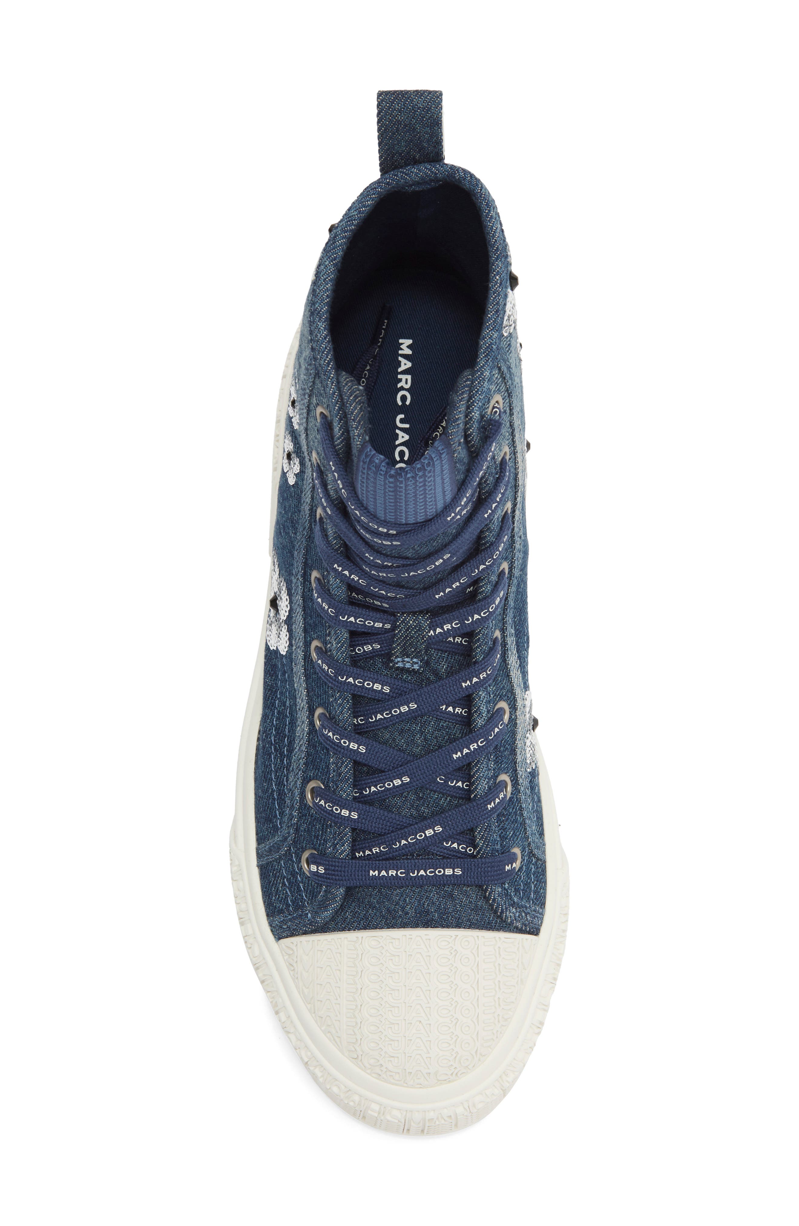 The High Top Platform Sneaker, Alternate, color, VINTAGE INDIGO