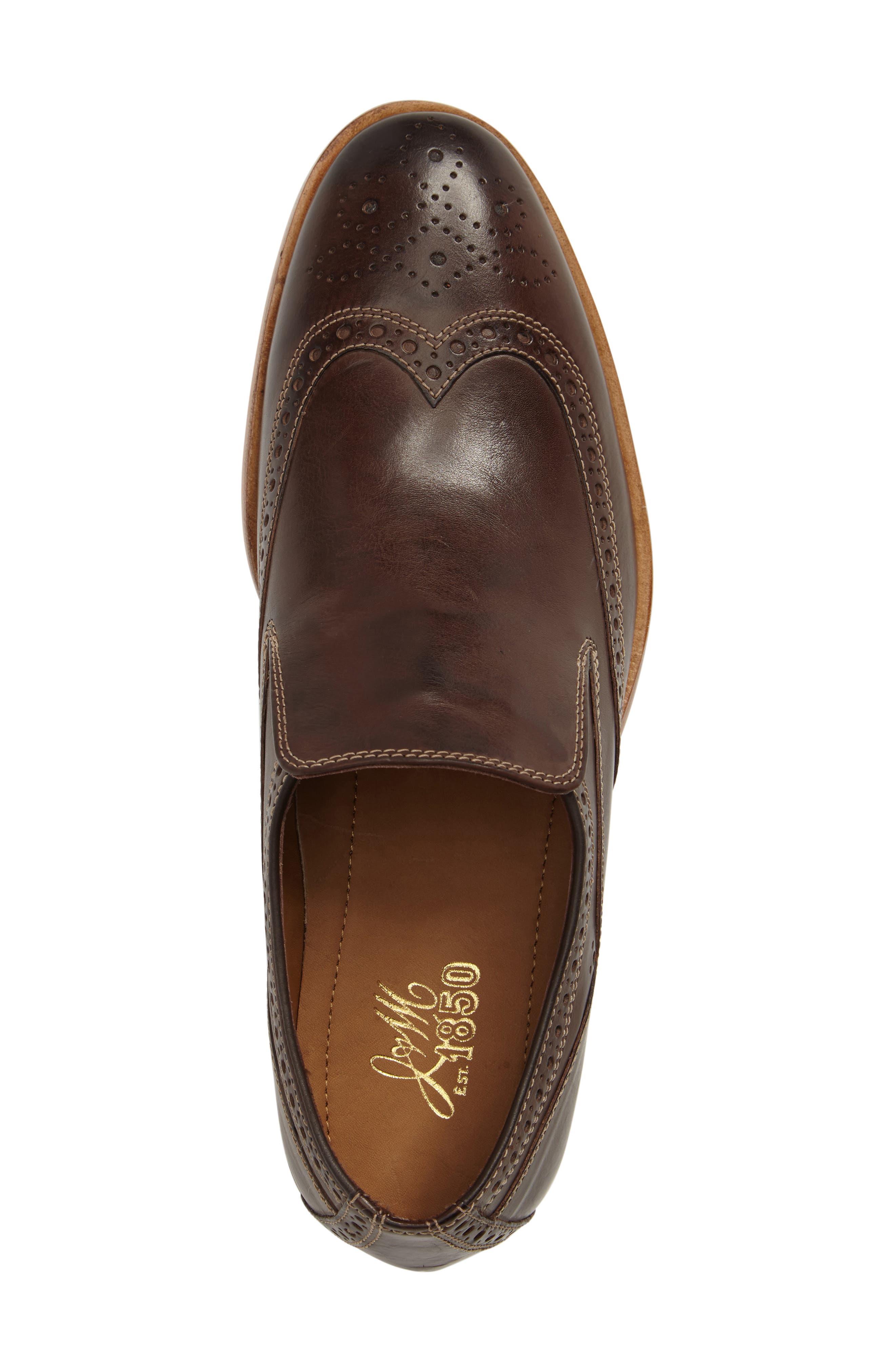 J&M 1850 Graham Wingtip Loafer, Alternate, color, 