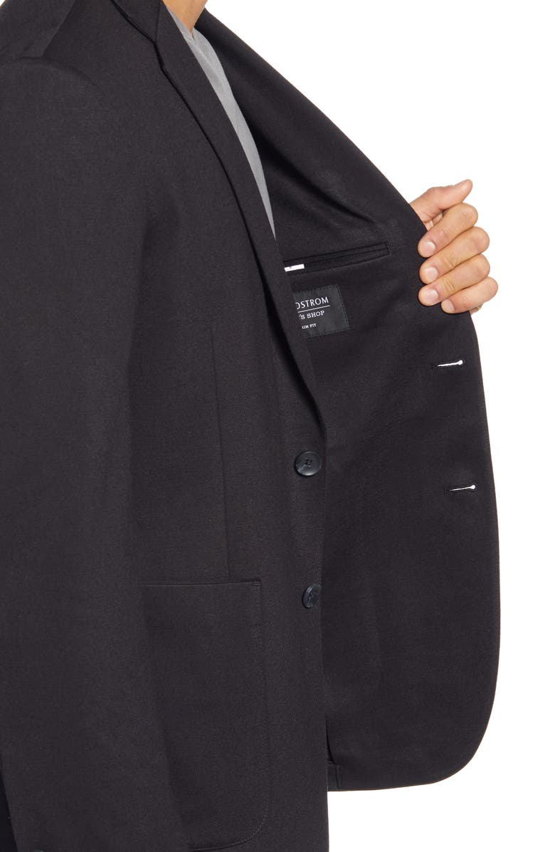 NORDSTROM MEN'S SHOP Trim Fit Comfort Blazer, Alternate, color, 