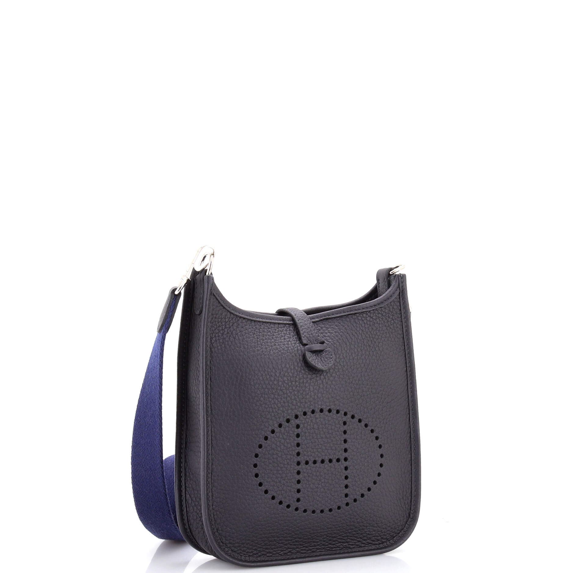 Pre-Owned Hermes Evelyne Bag Gen III Clemence TPM, Alternate, color, Caban