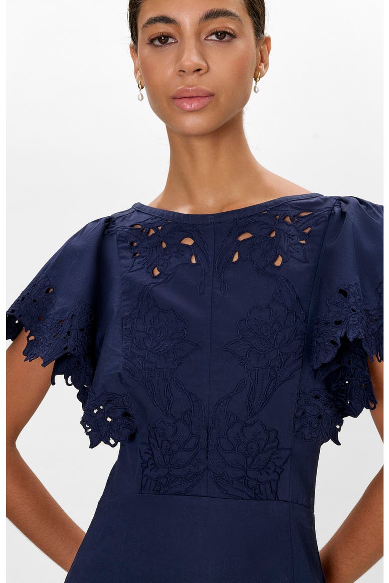 Rachelle Dress, Alternate, color, Maritime Blue