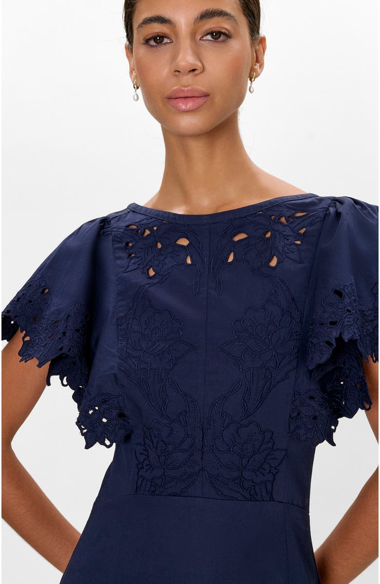 Rebecca Taylor Rachelle Dress, Alternate, color, Maritime Blue
