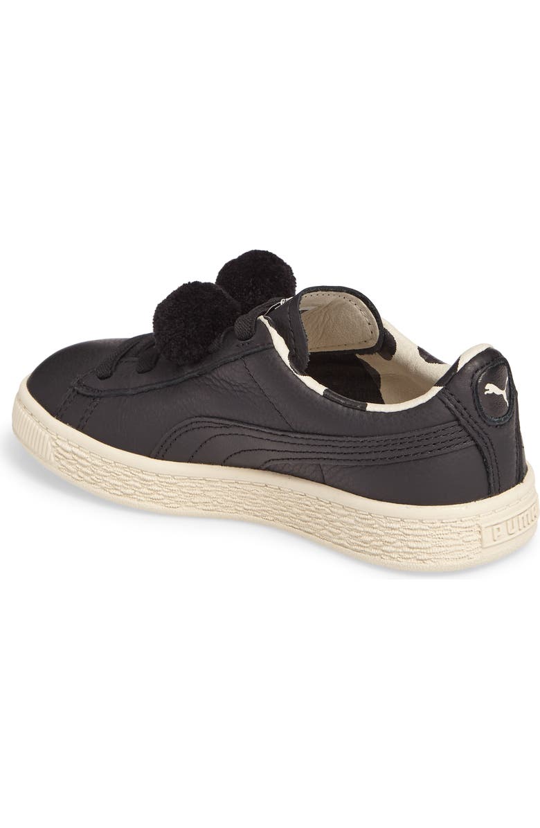 PUMA x tinycottons Basket Pompom Sneaker, Alternate, color,