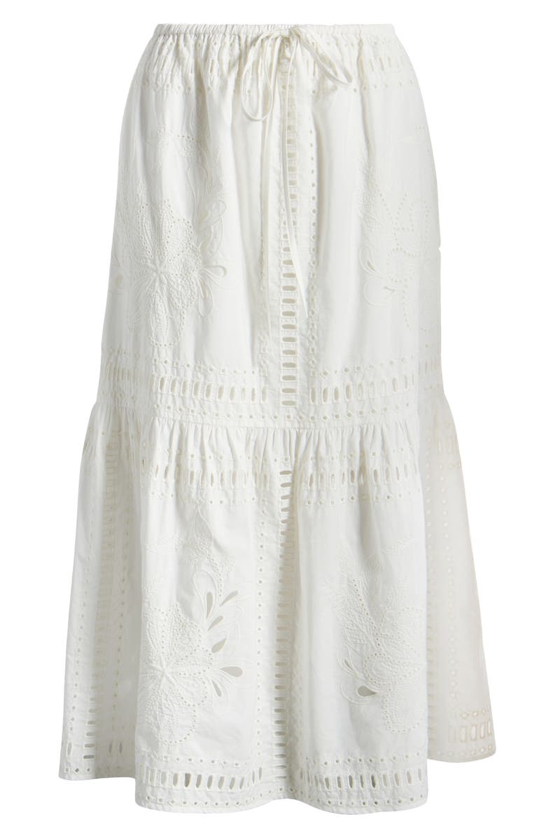 Rails Prina Cotton Eyelet Skirt, Alternate, color, White