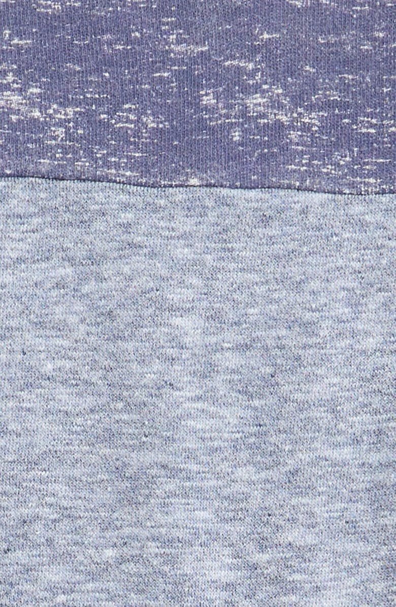 Splendid Blake Block Stripe Romper, Alternate, color, Heather Grey/ Navy