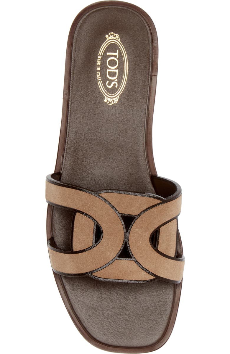 Tod's Kate Chain Detail Slide Sandal, Alternate, color,