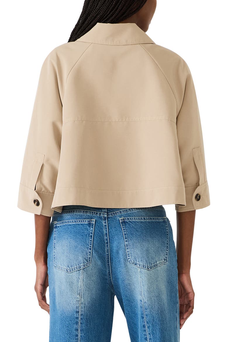 Rhode Crop Jacket, Alternate, color, TAN