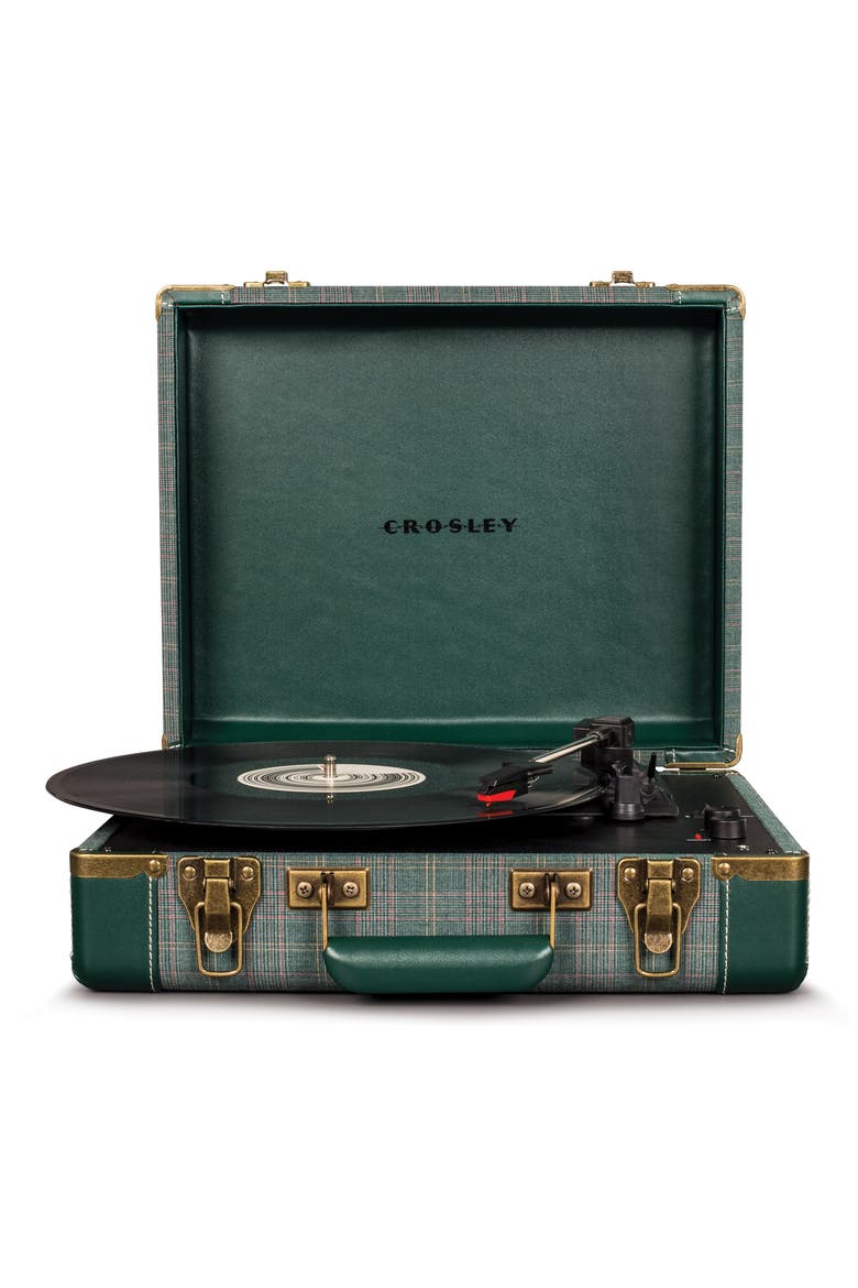 Executive Bluetooth® USB Turntable, Main, color, GREEN