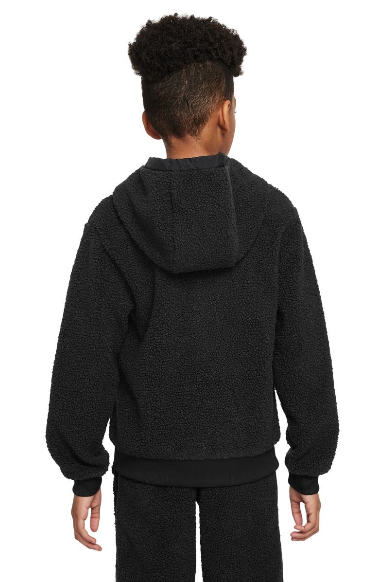 Nike Kids' Sportswear Club Texured Fleece Zip-Up Hoodie, Alternate, color, 