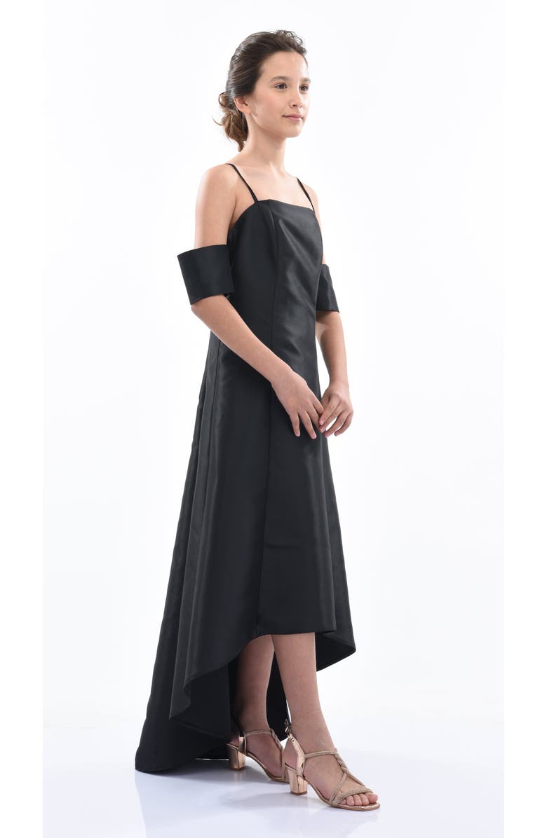 Tulleen Bexley Dress, Alternate, color, Black