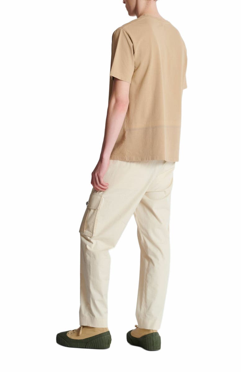 Balmain Embroidered Balmain Médaille T-Shirt, Alternate, color, Beige