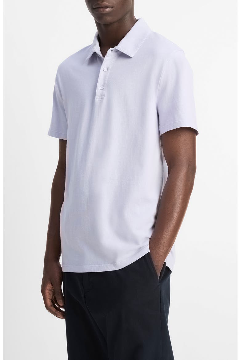 Regular Fit Garment Dyed Cotton Polo, Alternate, color, WASHED WILLOW