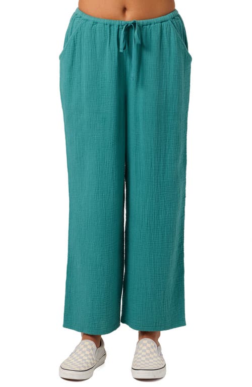 O'neill Brenda Cotton Gauze Wide Leg Pants In Multi