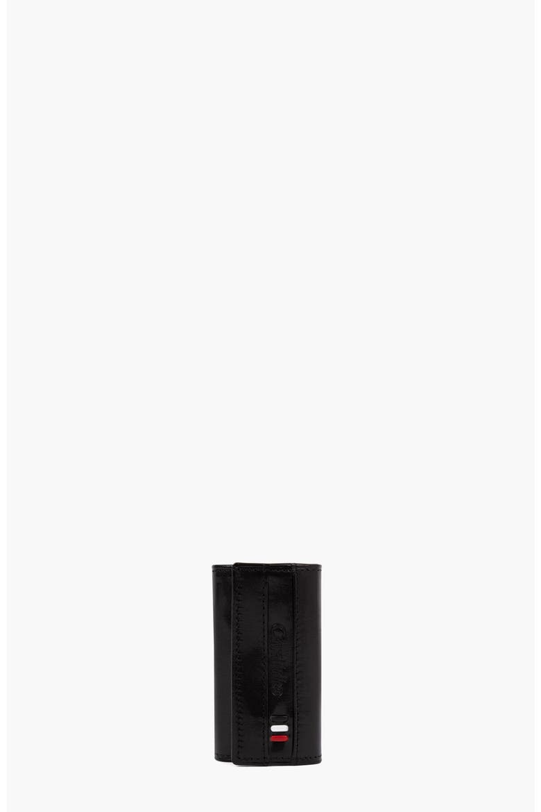 Di Cavallo Trifold Leather Key Holder Wallet 535, Main, color, Black