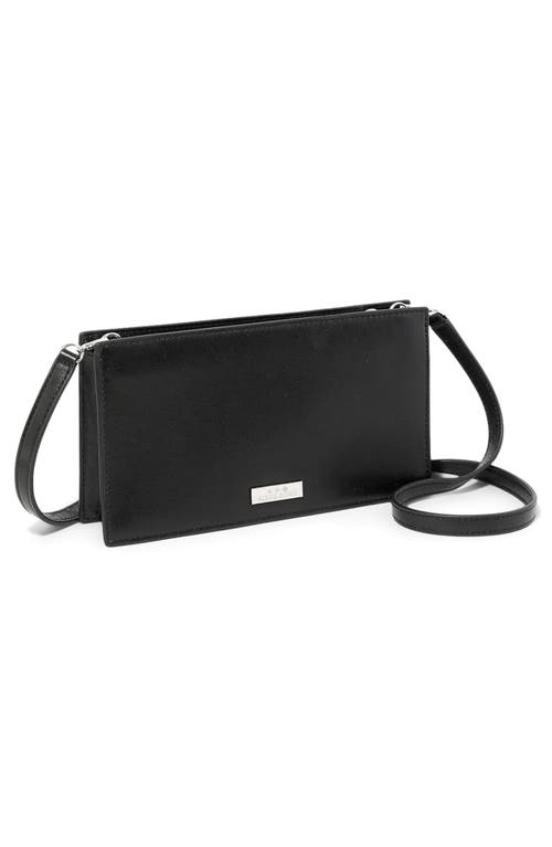Alexis Bittar The Petite Scissor Leather Clutch In Black