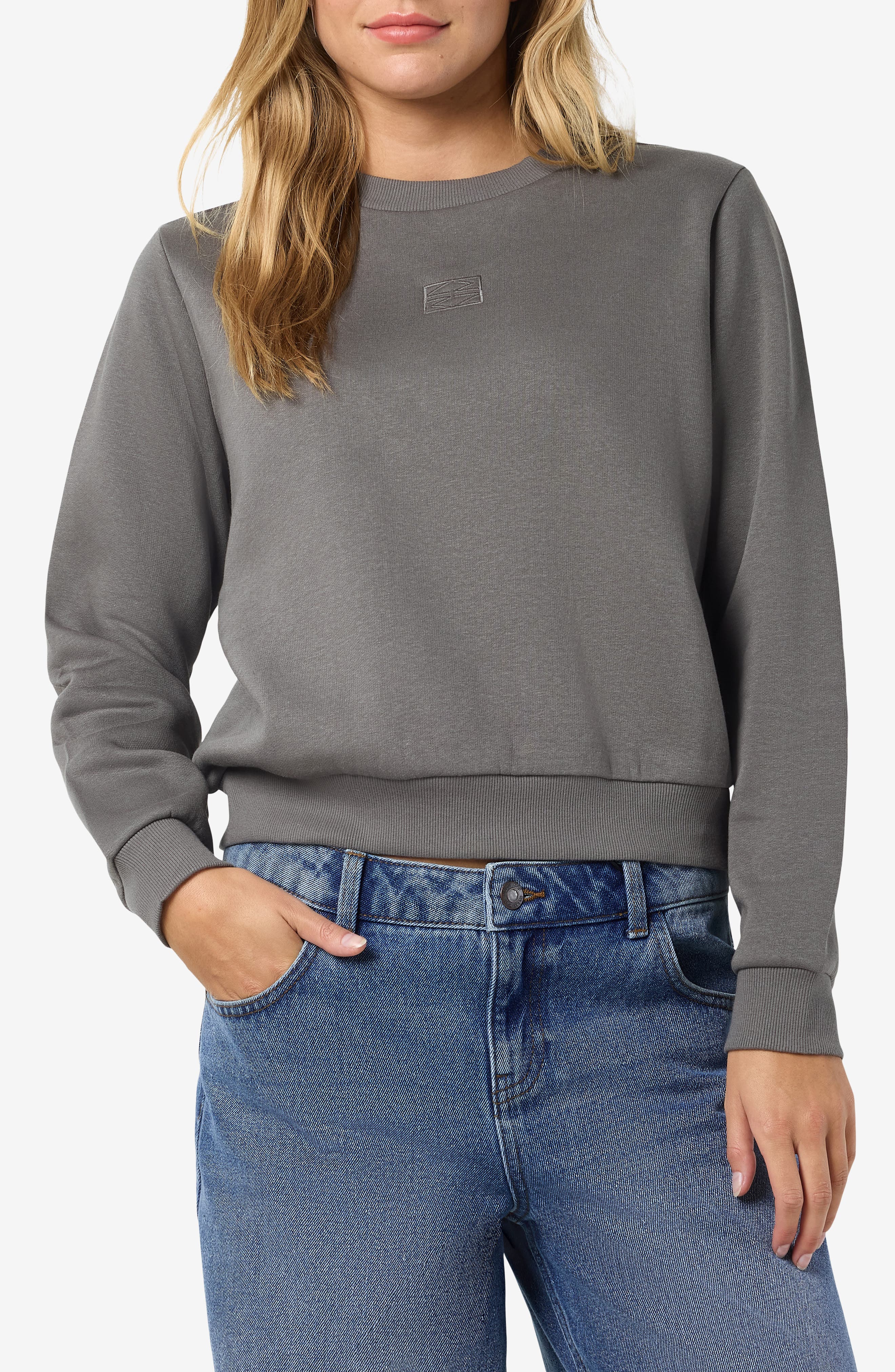 Noisy may Faith Organic Cotton Blend Jersey Sweatshirt