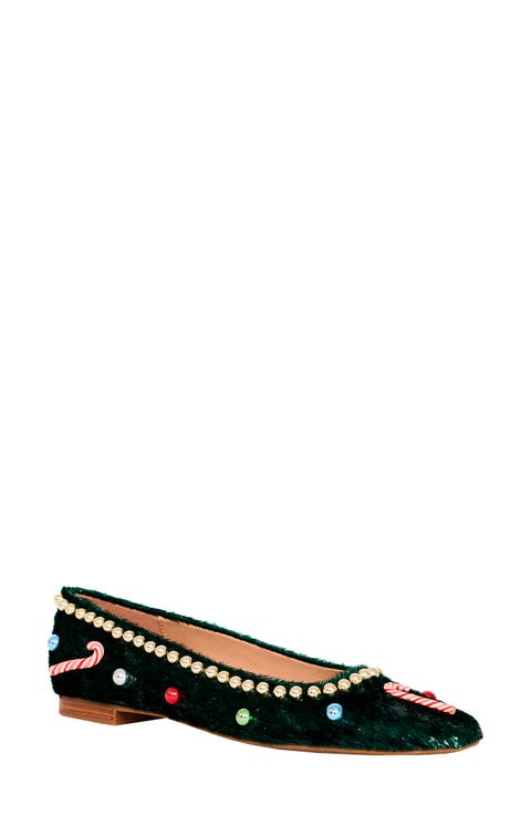 The Confidant Christmas Ballet Flat (Women)