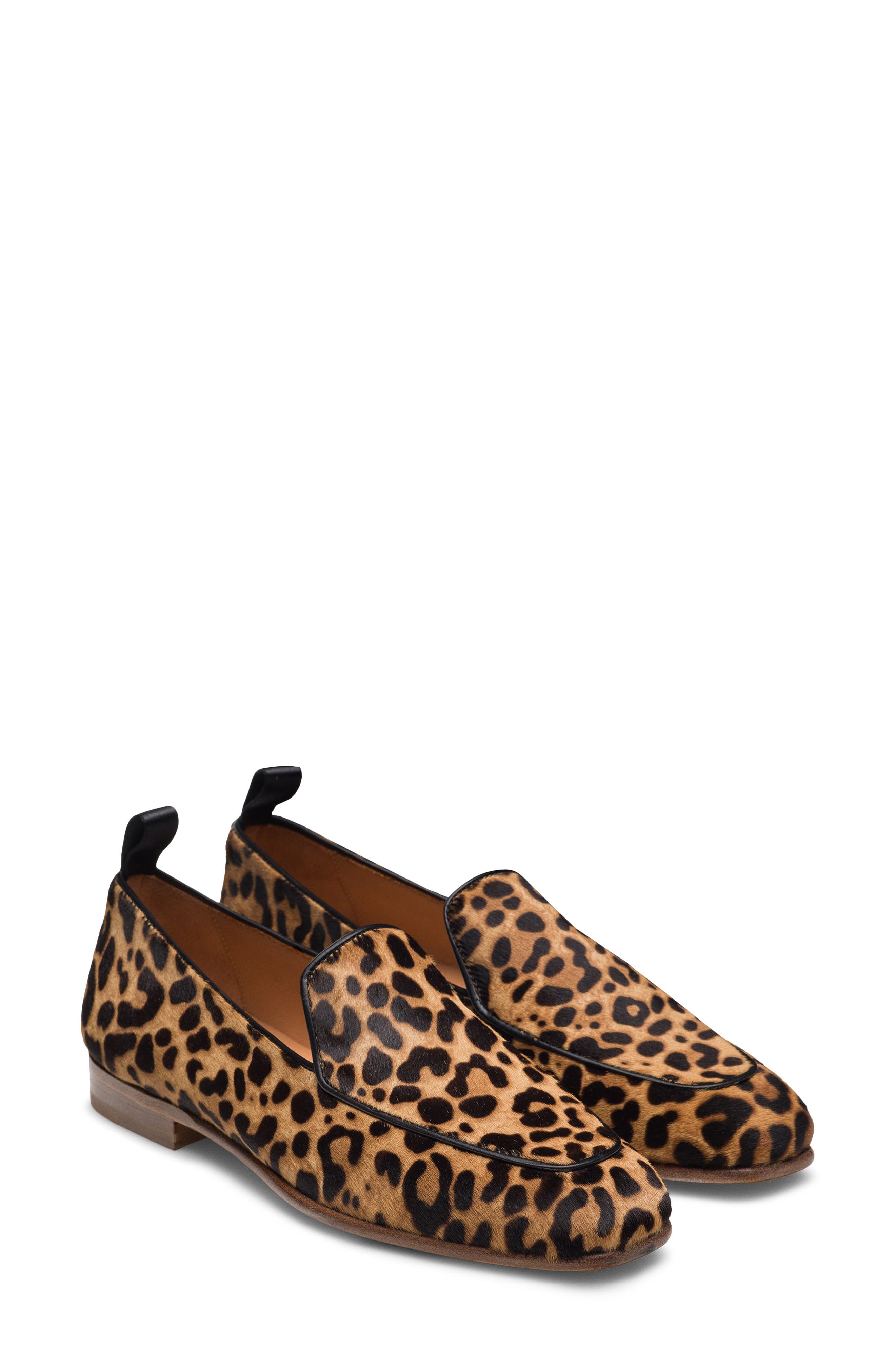 Magnanni Bella Loafer, Main, color, Leopard Print Calf Hair