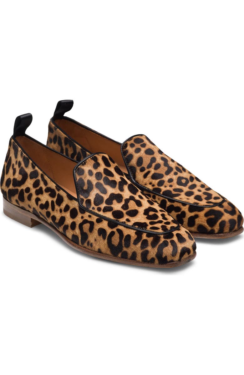Magnanni Bella Loafer, Main, color, Leopard Print Calf Hair