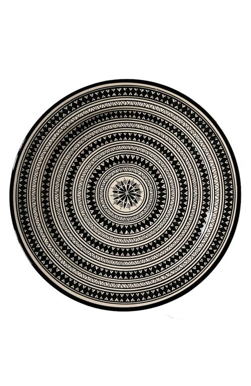 Verve Culture Safi Platter 35cm In Black Diamond