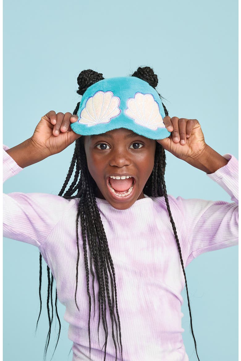 Kids' Sea Shells Eye Mask, Alternate, color, MULTI