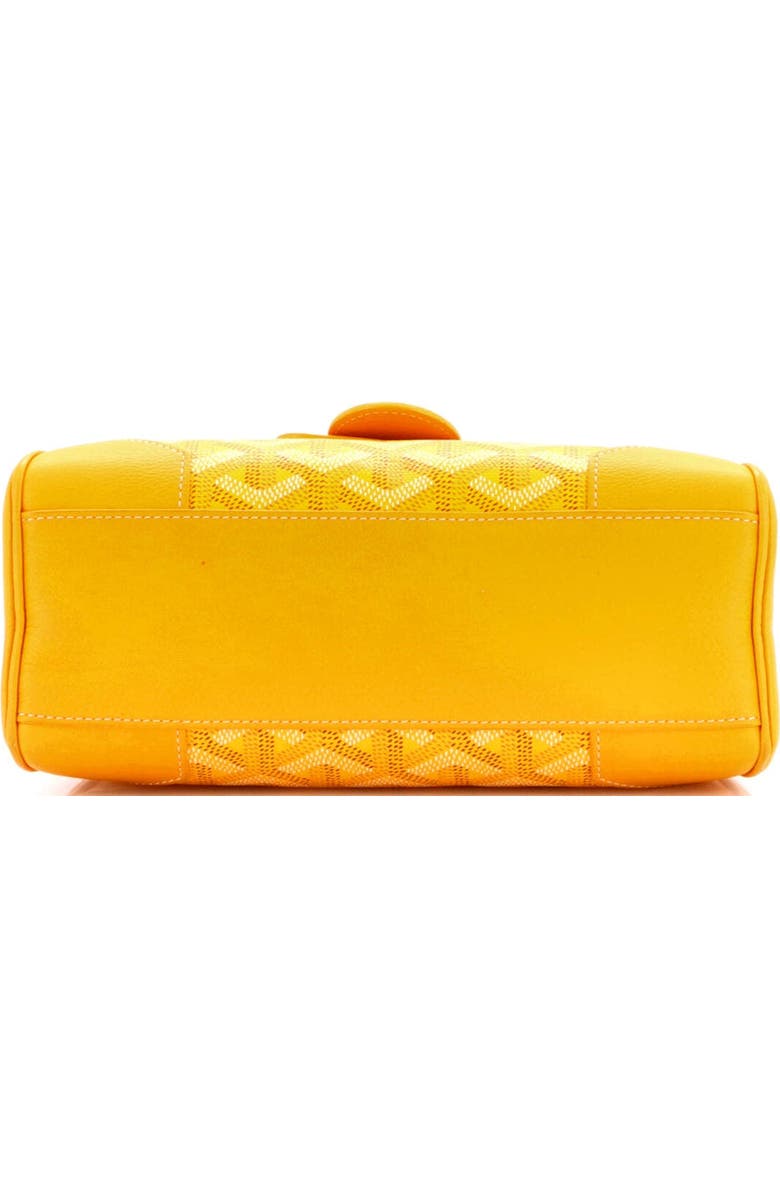 Pre-Owned Goyard Saigon Top Handle Bag Coated Canvas with Leather Mini, Alternate, color, Orange