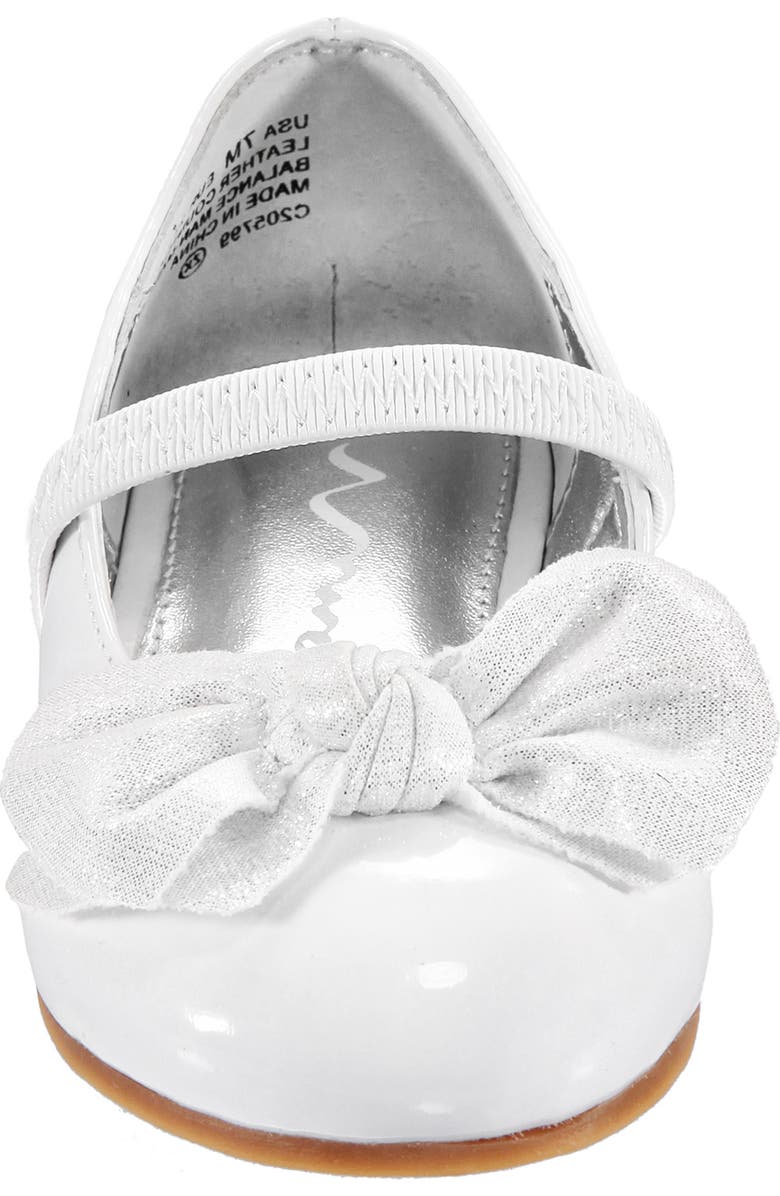 Nina Glitter Bow Ballet Flat, Alternate, color,