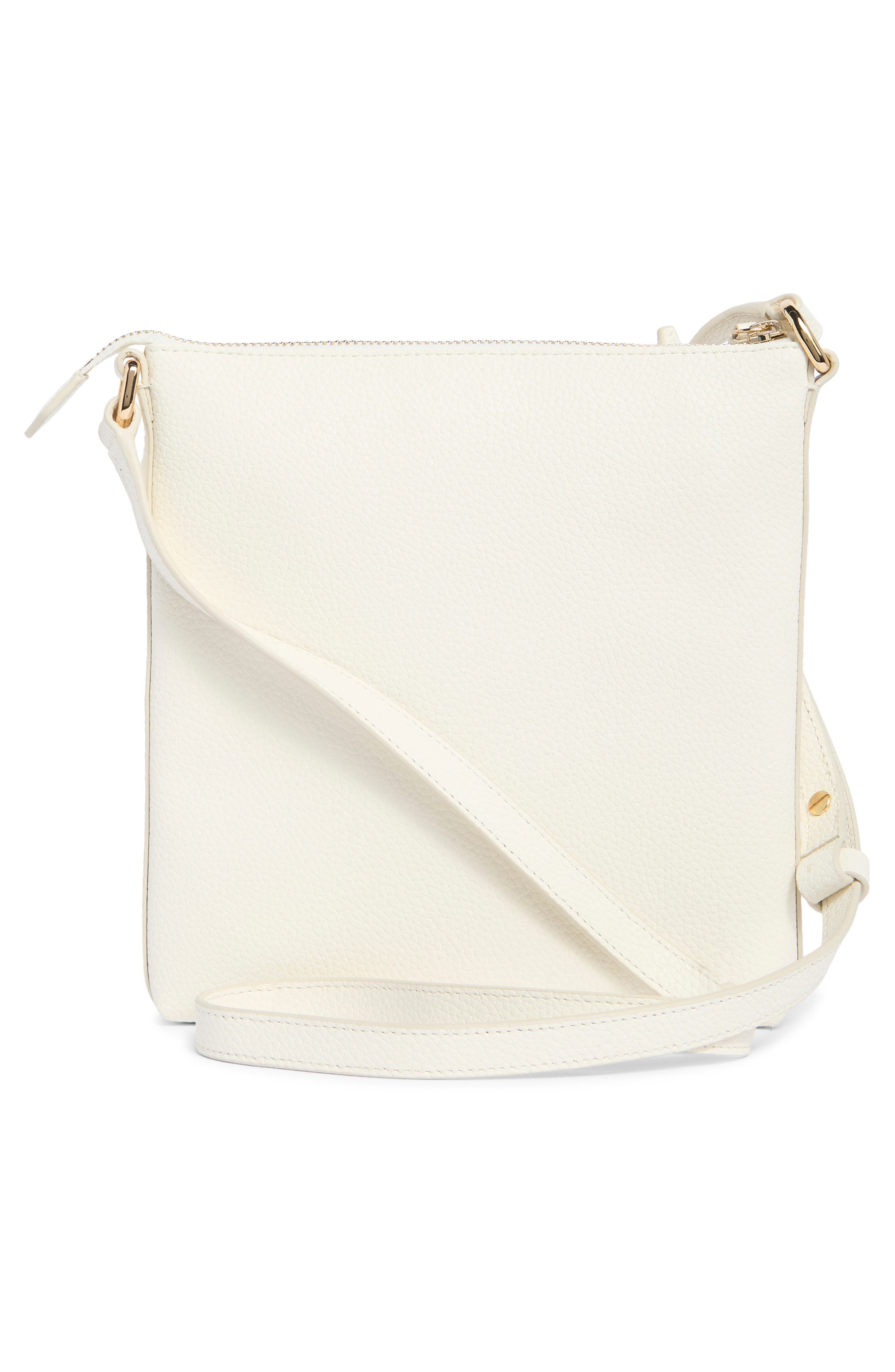 Cole Haan Emily Leather Crossbody Bag, Alternate, color, Powder