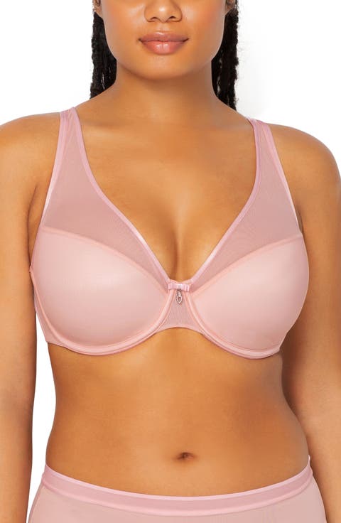 Underwire Plunge Bra (Plus Size)