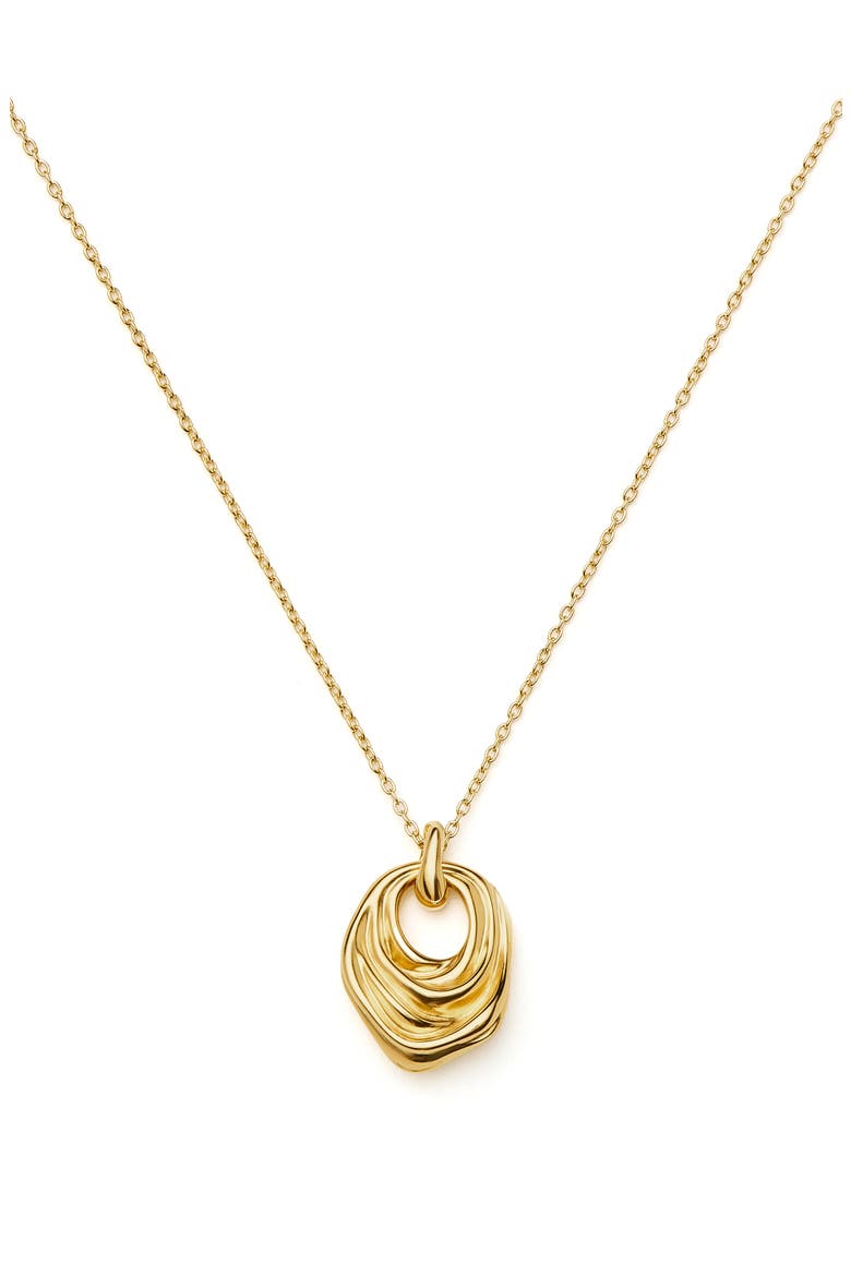 Mark Gong Draped Pendant Necklace, Main, color, GOLD