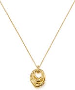 Missoma Mark Gong Draped Pendant Necklace