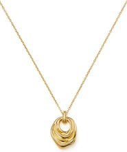 Missoma Mark Gong Draped Pendant Necklace