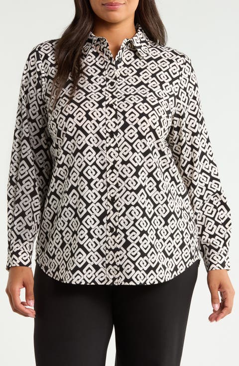 Printed Utility Shirt