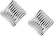 MARLYN SCHIFF Square Stud Earrings