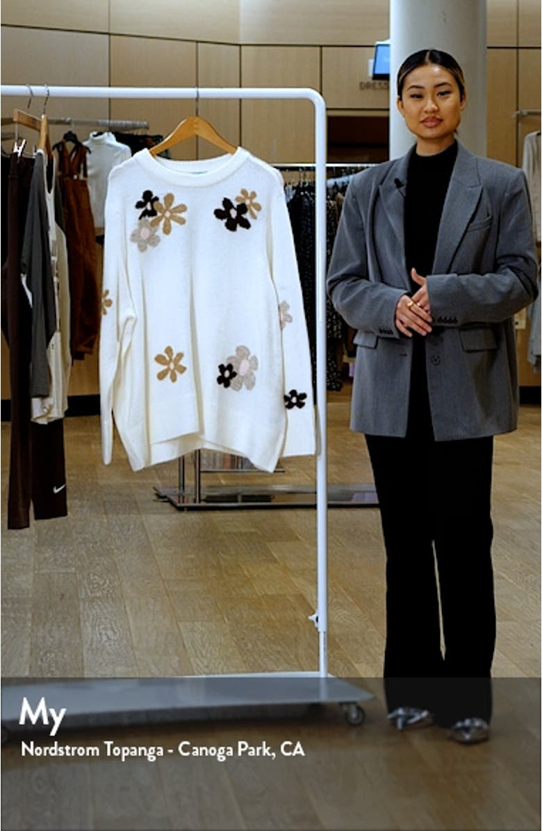 Floral Crewneck Sweater, sales video thumbnail