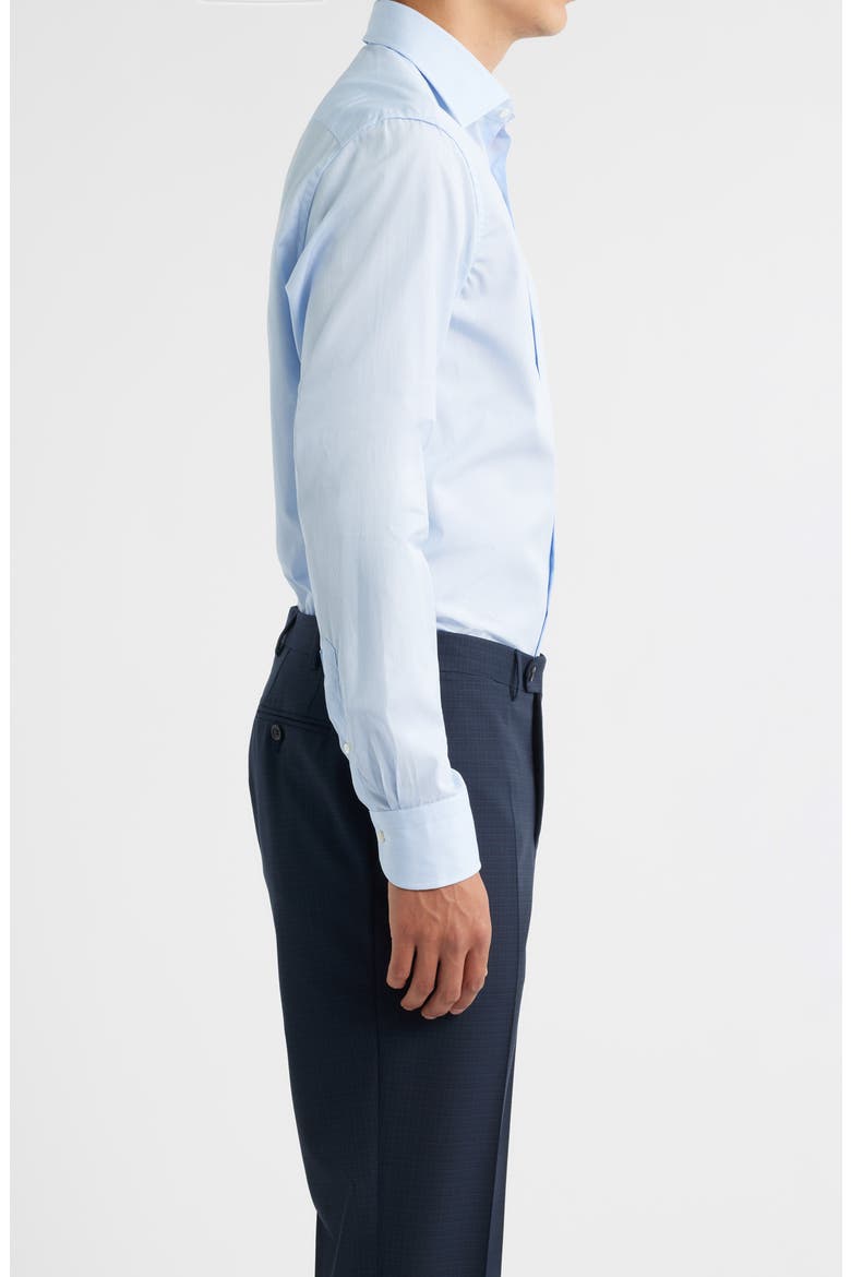 Regular Fit Dress Shirt, Alternate, color, BLUE