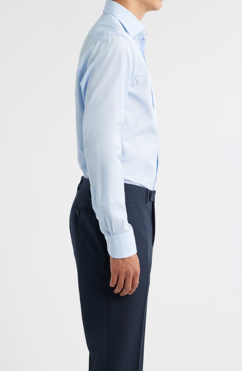 Canali Regular Fit Dress Shirt, Alternate, color, Blue
