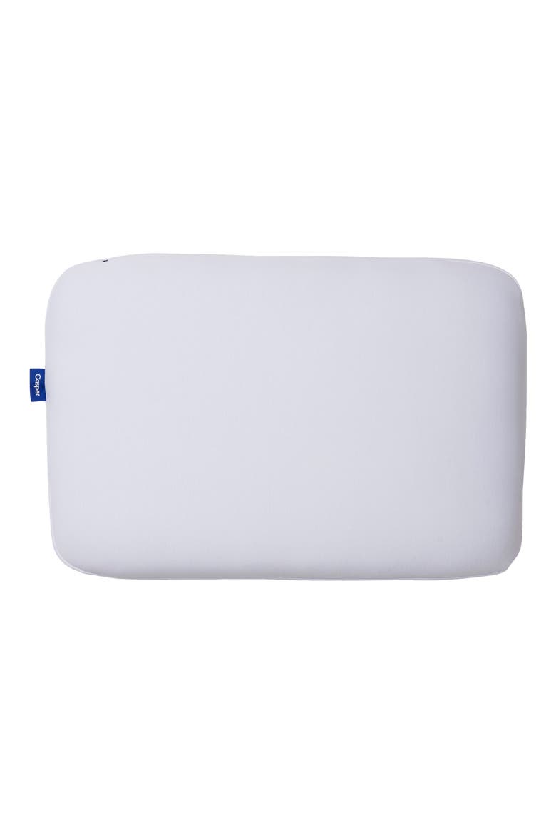 Low Loft Foam Pillow with Snow Technology™, Main, color, WHITE