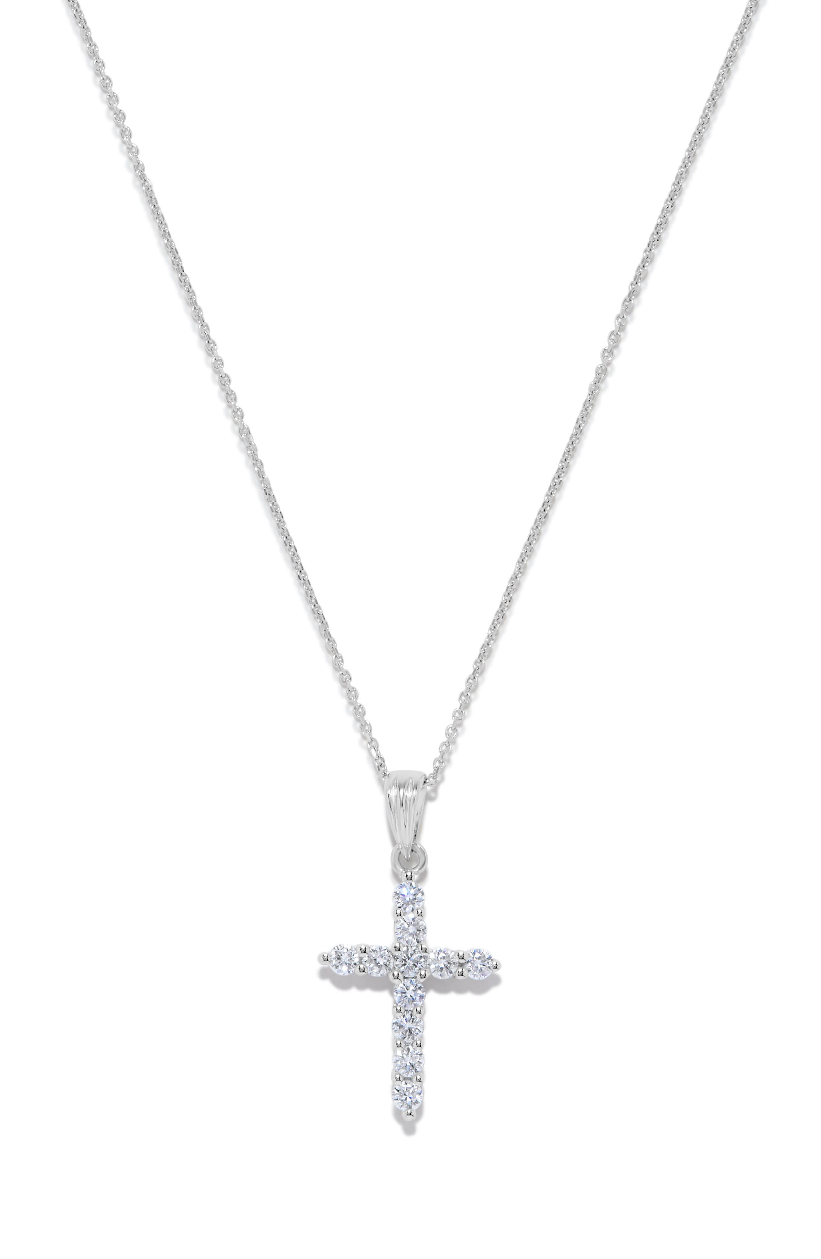 H.J. Namdar 14K Gold Diamond Cross Necklace - 0.29 ctw