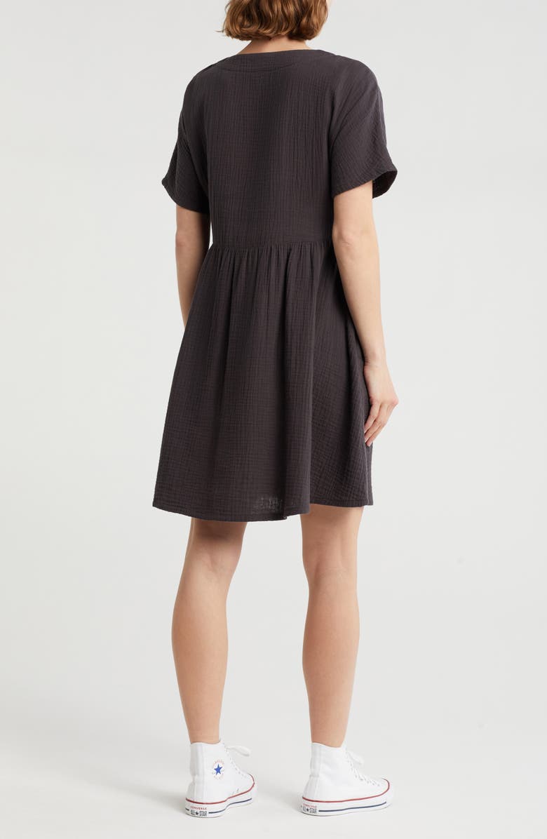 Lightspun Button Front Minidress