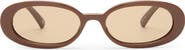 Le Specs Outta Love 51mm Oval Sunglasses