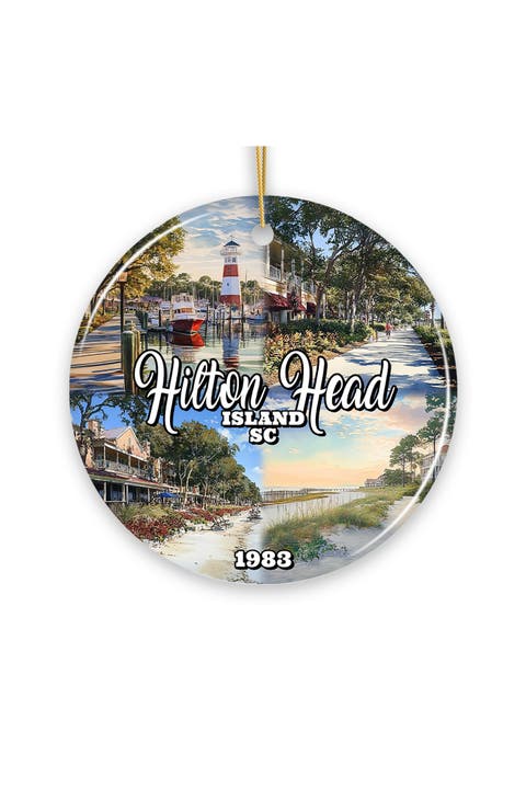Hilton Head Island Lighthouse Ornament - Version 2