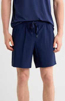 90 DEGREE BY REFLEX Warp Waffle Knit Active Shorts