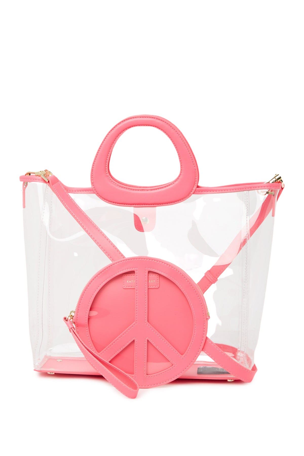 Katy Perry Waves Geli Transparent Large Peace Grab Bag (Women ...