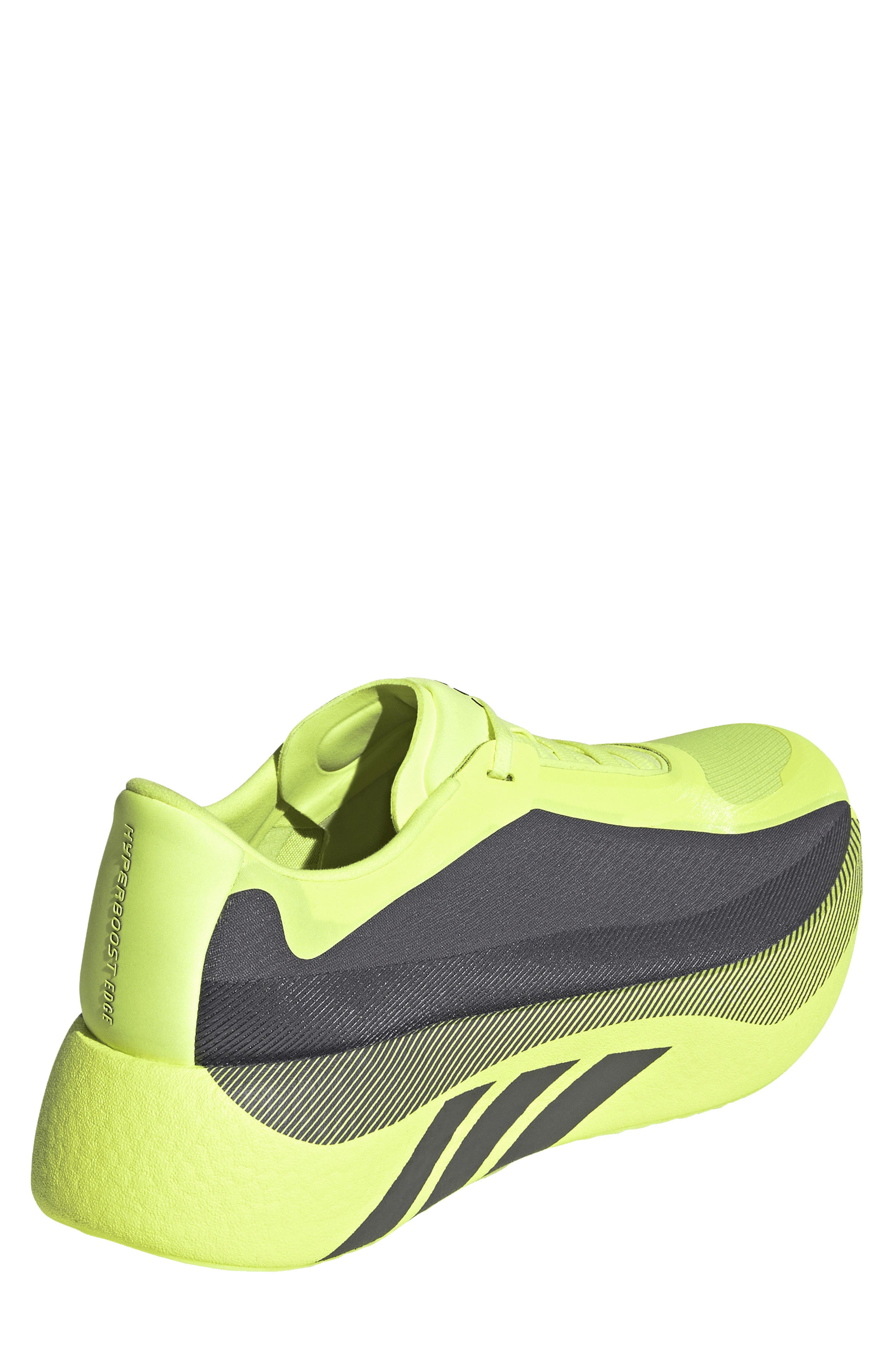 Hyperboost Edge Running Shoe, Alternate, color, YELLOW/ IRON MET./ GREY