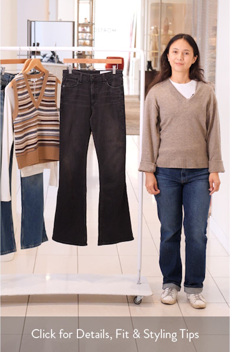 Flexi Dahlia Mid Rise Flare Jeans, sales video thumbnail