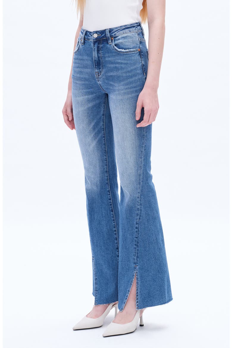 High Waist Flare Jeans, Alternate, color, SOUTHERN
